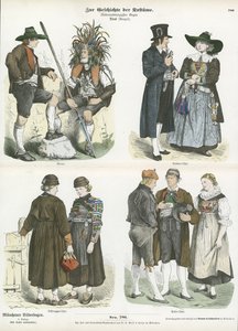 Tyrolens dräkter, 1800-talet av German School
