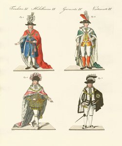 Annan riddarordning (färgad gravyr) av German School