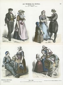 Holländska dräkter, 1800-tal av German School