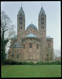 Östra änden av Speyers katedral, påbörjad 1030 av German School
