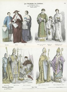 Kyrkliga dräkter, 1500- och 1600-tal av German School