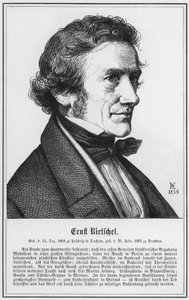 Ernst Rietschel (gravyr) av German School