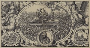 Avrättning av Lippold ben Chluchim, Myntmästare i Brandenburg, Berlin, 28 januari 1573 av German School