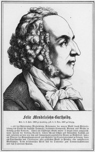 Felix Mendelssohn-Bartholdy (gravyr) av German School