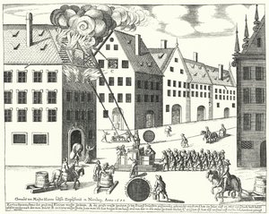 Brandmän i Nürnberg av German School