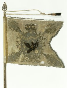 Flagga för det preussiska infanteriet under Fredrik den store (textil)