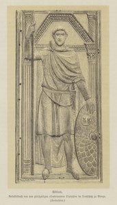 Flavius ​​​​Aetius, romersk general (gravyr) av German School