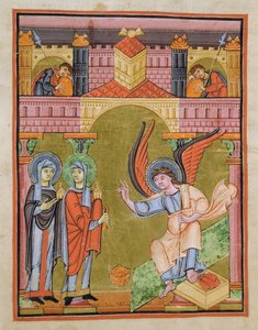 Fol. 33v från Reichenau School Evangeliary, Codex F. II. 1 av German School