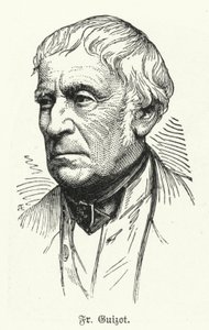 Francois Guizot, fransk historiker och statsman (litho) av German School