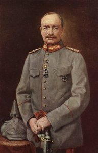 Fredrik August III, den siste kungen av Sachsen (färglitografi) av German School