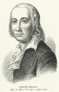 Friedrich Hoelderlin, tysk poet och filosof av German School