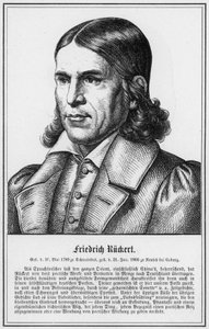Friedrich Ruckert (gravyr) av German School