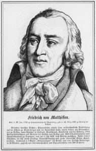 Friedrich von Matthisson (gravyr) av German School
