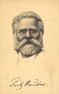 Fritz Reuter (litografi) av German School