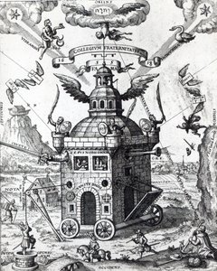 Frontispice av The College of Fame av Theophilus Schweighardt, 1618 av German School