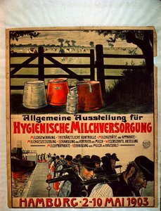 Allmän utställning för sanitär mjölkförsörjning, 1903 av German School