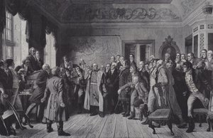 General Yorcks tal till Ostpreussens ständer i Königsberg, 5 februari 1813 av German School