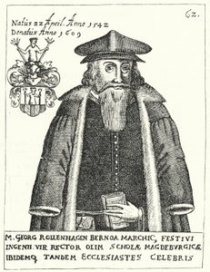 Georg Rollenhagen, tysk dramatiker (gravyr) av German School