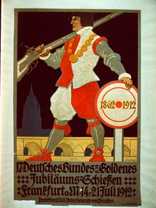 Tyska förbundets guldjubileumsaffisch, 1912
