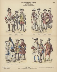 tyska och österrikiska militäruniformer av German School