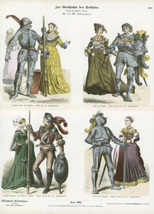 Tyska rustningar och kostymer, 1400- och 1500-tal