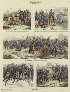 Tyskt kavalleri under det fransk-preussiska kriget, 1870-1871 av German School
