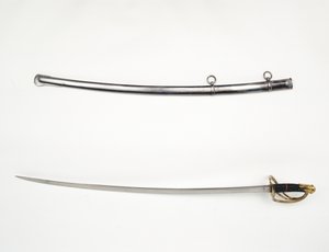 Tyskt kavalleri svärd och skida, Orange Free State Artillery, Sydafrika av German School