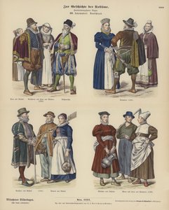 tyska kostymer av German School