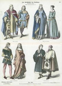 Tyska dräkter, 1300-talet av German School
