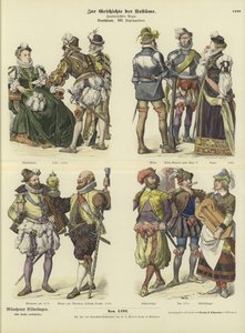 Tyska dräkter, 1500-talet av German School