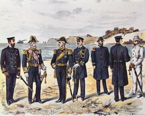 Tyska marinuniformer, sent 1800-tal av German School