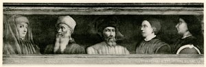 Giotto di Bondone (1267 - 1337), Paolo Uccello (1397 - 1475), Donatello (1386 - 1466), Antonio Manetti (1402 - 1460), Filippo di der Brunellesco (1377 - 1466) av German School