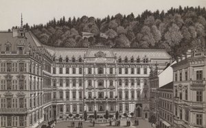 Grand Hotel Pupp (litho) av German School