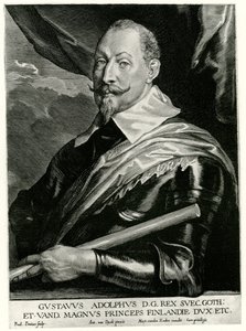 Gustav II Adolf, kung av Sverige av German School