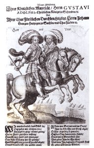 Gustavus Adolf II (1594-1632) och Gustavus Adolf IV (1778-1837), kungar av Sverige av German School