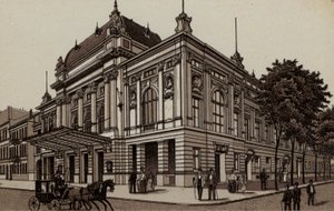 Hamburg: Deutsches Schauspielhaus, Tyska teatern (litho) av German School