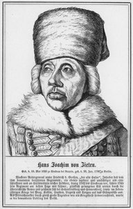 Hans Joachim von Zieten (gravyr) av German School