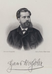 Hans von Koessler, tysk, kompositör, dirigent och musiklärare (gravyr) av German School