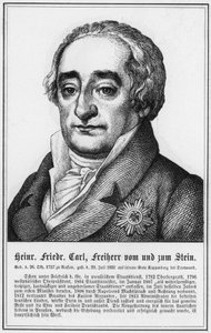 Heinrich Friedrich Carl, Freiherr von und zum Stein (gravyr) av German School