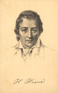 Heinrich Heine (litografi) av German School