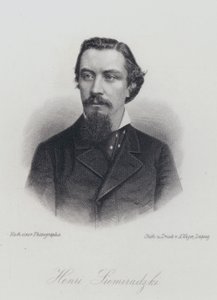 Henryk Siemiradzki, polsk konstnär (gravyr) av German School