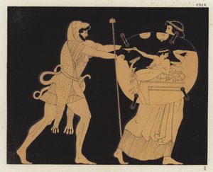 Hercules och Athena av German School