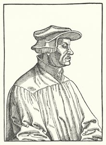 Huldrych Zwingli, schweizisk protestantisk reformator (gravyr) av German School