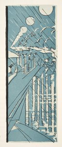 Illustration ur Styl, utg.1922 (pochoirtryck) av German School