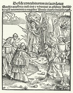 Illustration från ett verk av Jakob Wimpfeling (gravyr) av German School