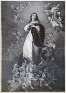 Immaculee Conception, cirka 1900 (gravyr) av German School