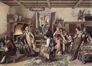 I den stora salen i ett slott i Tyskland av German School