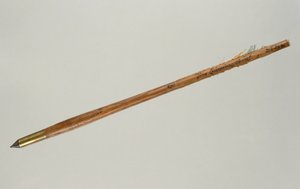 Enskild armborstsbult tillhörande Prins Otto von Hesse, 1615 (trä) (se även 312140-312142)