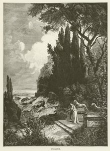 Iphigenia (gravyr) av German School