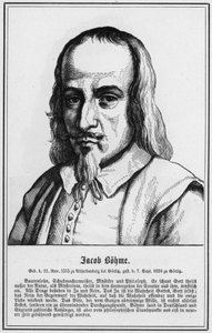 Jacob Bohme (gravyr) av German School